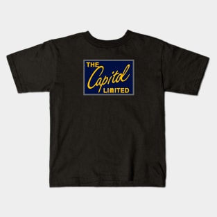 The Capital Limited Streamliner Train Drumhead Kids T-Shirt